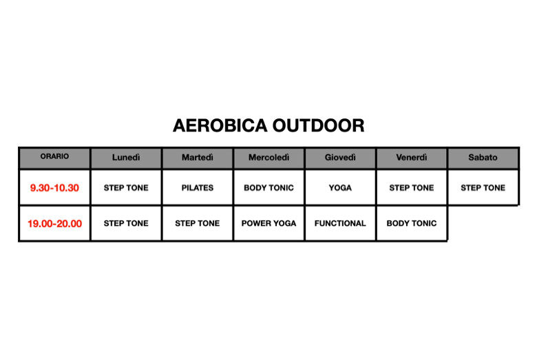 AEROBICA OUTDOOR